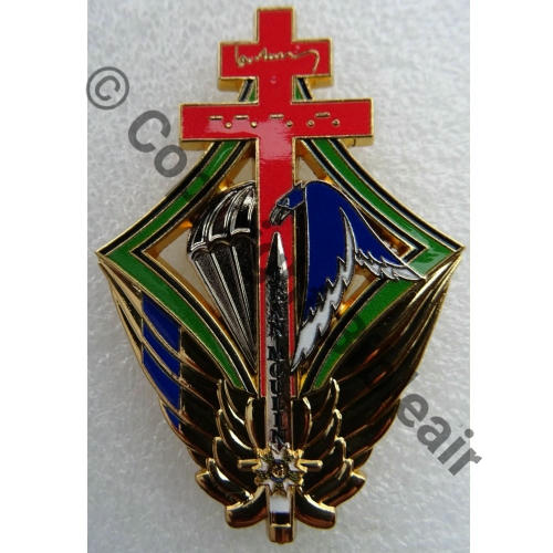 NH  ECOLE AIR PROMO 2023 JEAN MOULIN  DRAGO 2Attach PINS Dos lisse scintillant Src.cartonsenna 135Eur(x2) 